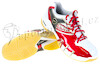 10. NAROZENINY - Pánská sálová obuv Yonex SHB-102 Limited (LTD) White/Red ´12