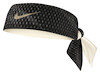 Čelenka Nike  M Dri-Fit Head Tie Reversible Black/Light Bone/White