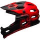 Cyklistická helma BELL Super 3R MIPS matná červená - černá