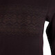 Dámské tričko Endurance Yalia Seamless Wool Print LS Baselayer tmavě fialové