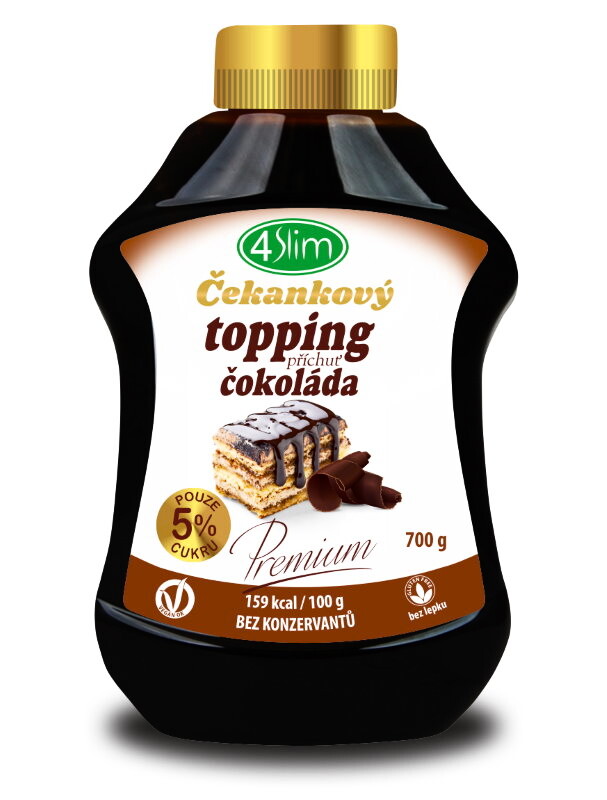 EXP 4Slim Čekankový topping 700 g čokoláda