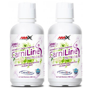 EXP Amix CarniLine Pro Fitness+Bioperine 480 ml limetka