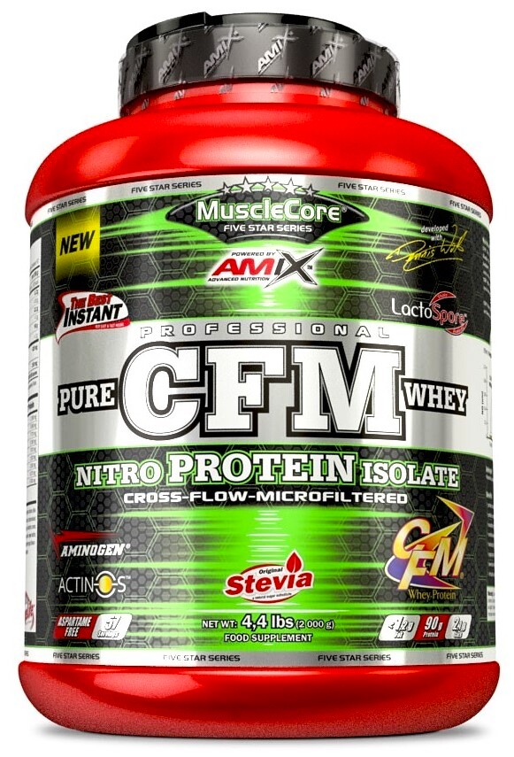 EXP Amix CFM Nitro Protein Isolate 2000 g jahoda - jogurt