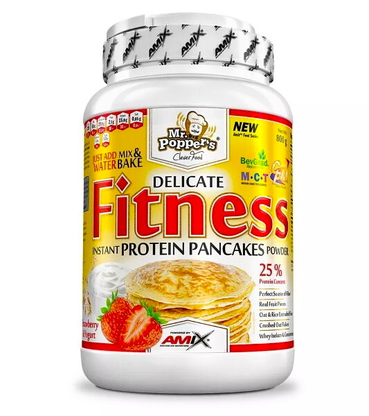 EXP Amix Fitness Protein Pancakes 800 g borůvka - jogurt