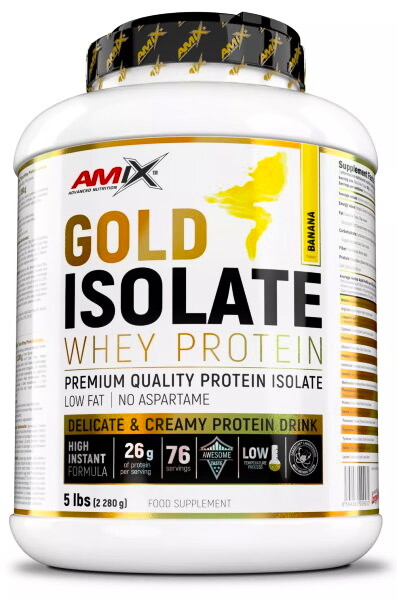 EXP Amix Gold Whey Protein Isolate 2280 g banán