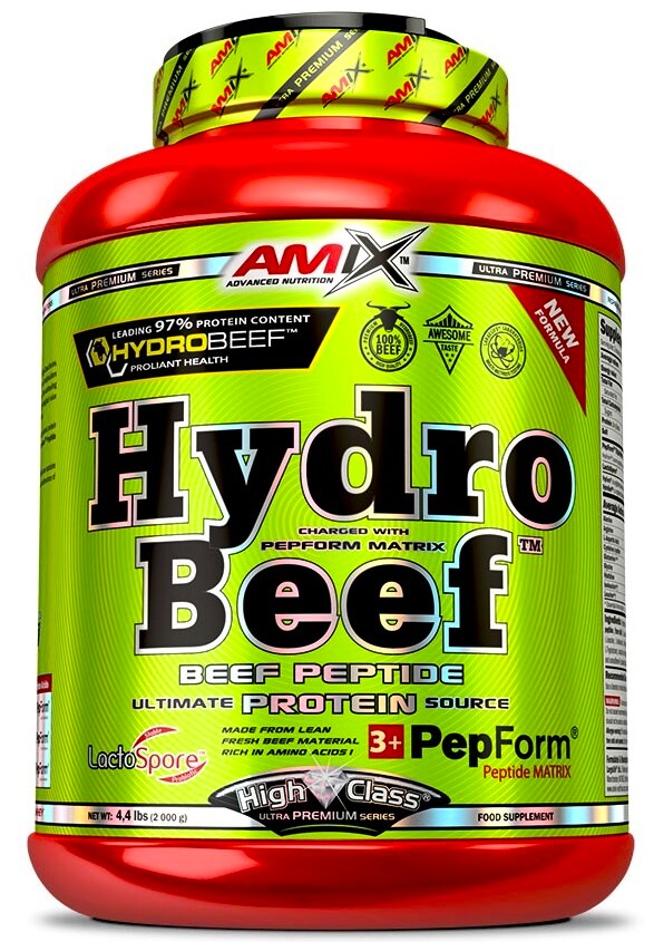 EXP Amix HydroBeef Peptide Protein 2000 g mocca - čokoláda - káva