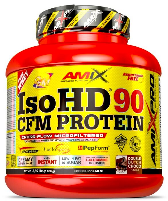 EXP Amix IsoHD 90 CFM Protein 1800 g dvojitá čokoláda
