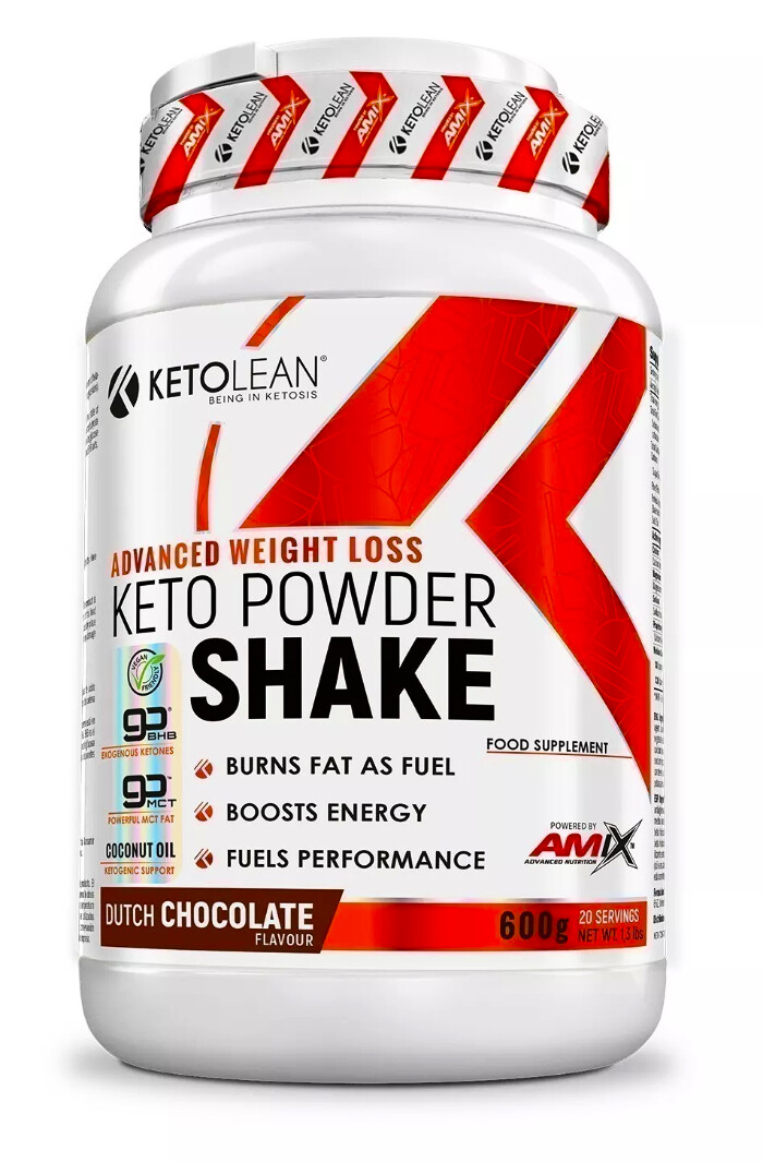 EXP Amix KetoLean Keto goBHB Powder Shake 600 g vanilka