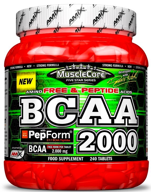 EXP Amix MuscleCore BCAA with PepForm 240 tablet