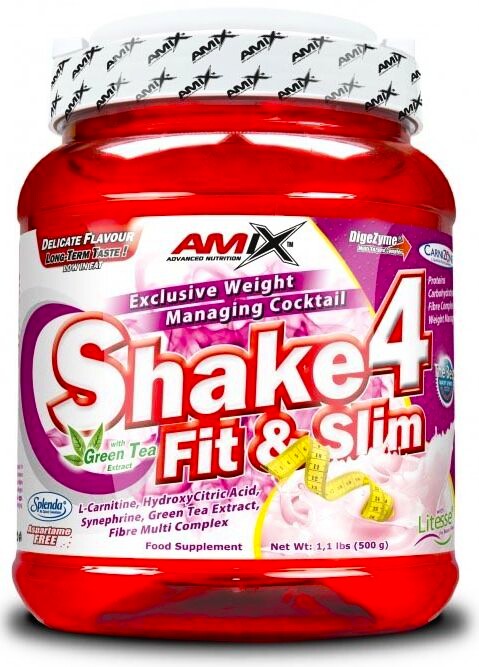EXP Amix Shake 4 Fit&Slim 500 g vanilka