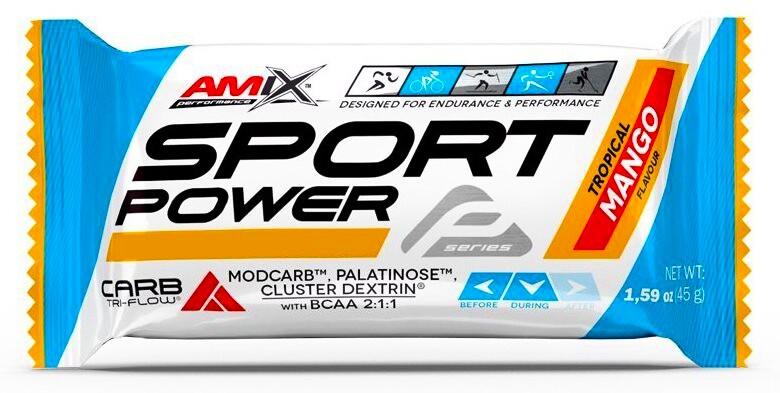 EXP Amix Sport Power Energy Bar 45 g banán - čokoláda