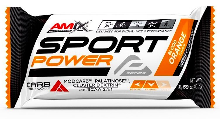 EXP Amix Sport Power Energy Bar s kofeinem 45 g citron - limetka