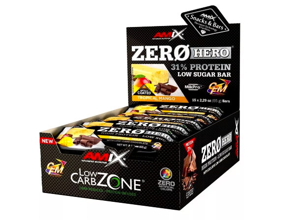 EXP Amix Zero Hero 31% Protein Bar 15×65 g pomeranč