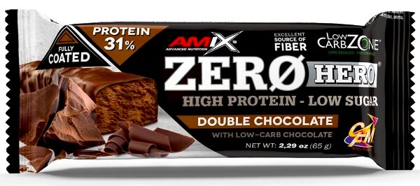 EXP Amix Zero Hero 31% Protein Bar 65 g arašídové máslo