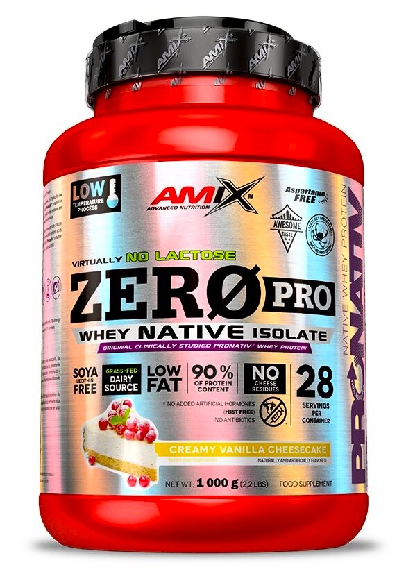 EXP Amix ZeroPro Protein 1000 g bílá čokoláda