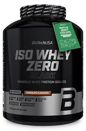EXP BioTech ISO Whey Zero Black 2270 g vanilka