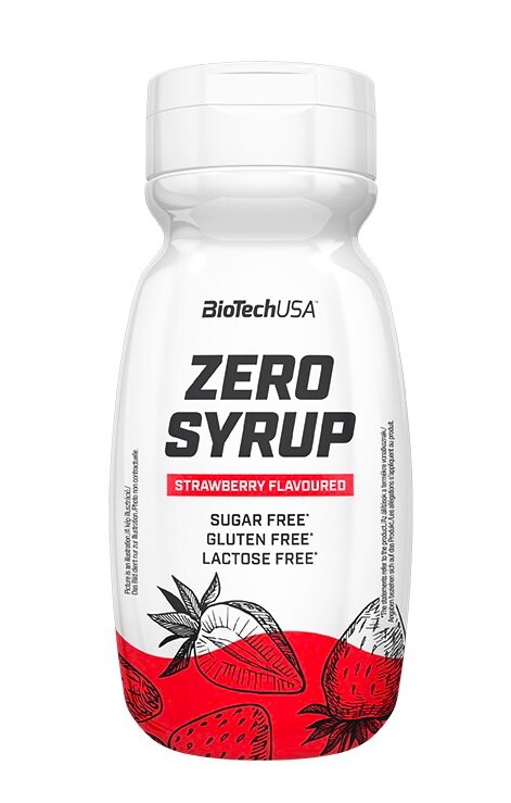 EXP BioTech Zero Syrup 320 ml jahoda