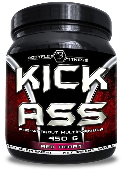 EXP Bodyflex Fitness Kick Ass Pre-workout Multiformula 450 g tropické ovoce