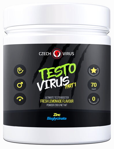 EXP Czech Virus Testo Virus Part 1 280 g citronáda