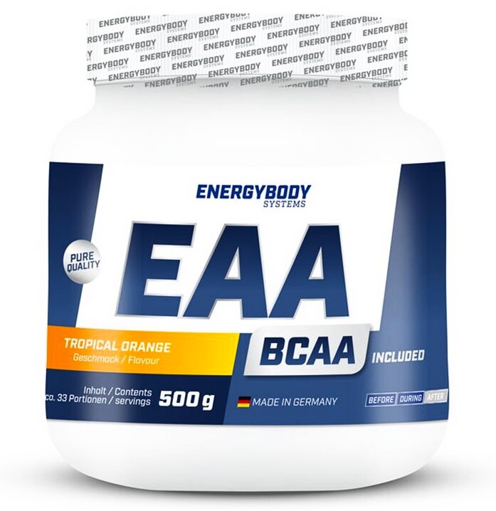 EXP EnergyBody EAA 500 g pomeranč