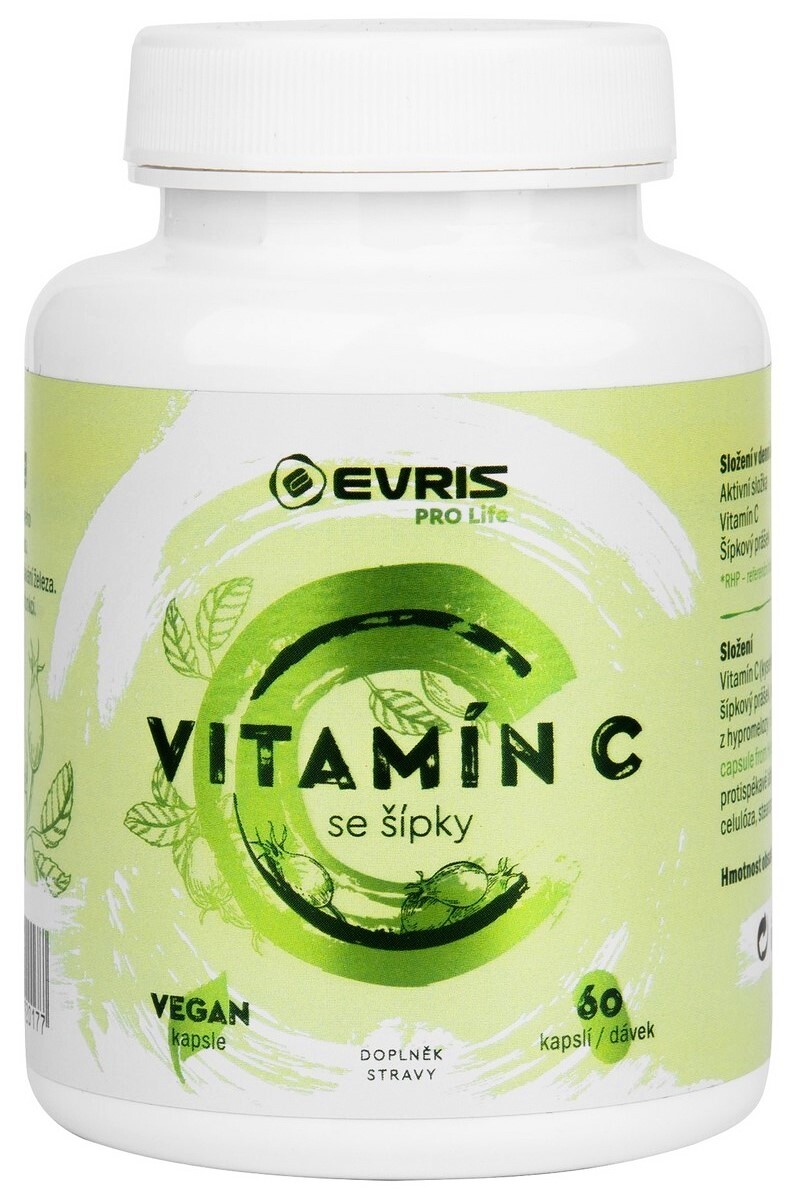 EXP Evris Vitamín C se šípky 60 kapslí