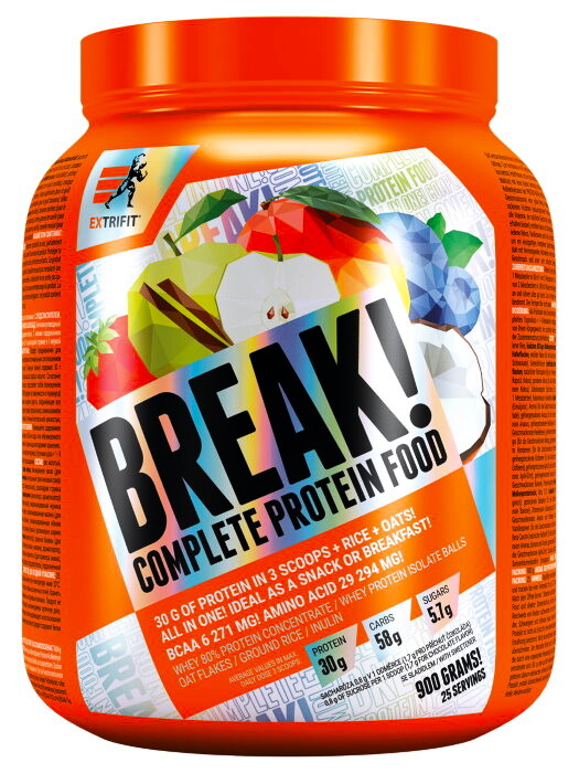 EXP Extrifit Protein Break! 900 g malina