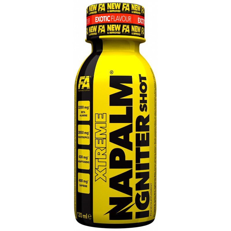 EXP Fitness Authority Xtreme Napalm Igniter Shot 120 ml mandarinka