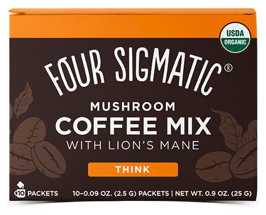 EXP Four Sigmatic Lions Mane Mushroom Coffee Mix 10×2,5 g