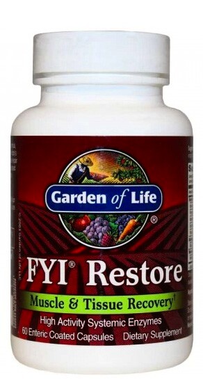 EXP Garden of Life FYI Restore Enzymový komplex 60 kapslí