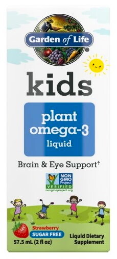 EXP Garden of Life Kids Plant Omega-3 Liquid 57,5 ml jahoda