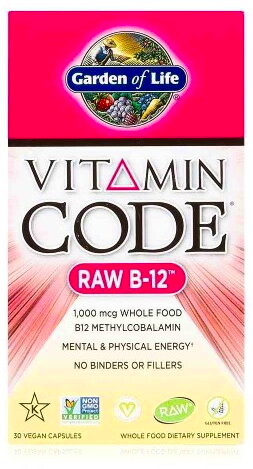 EXP Garden of Life Vitamin B 12 RAW 30 kapslí