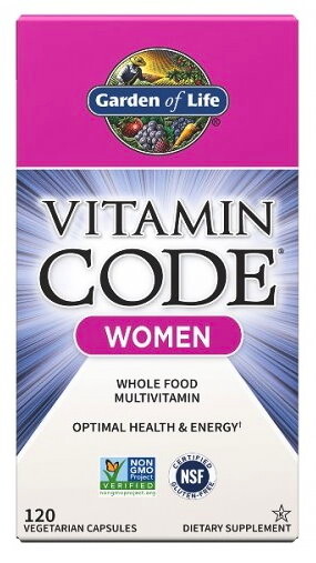 EXP Garden of Life Vitamin Code Women (multivitamin pro ženy) 120 kapslí