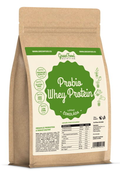 EXP GreenFood Probio Whey protein 750 g karamel