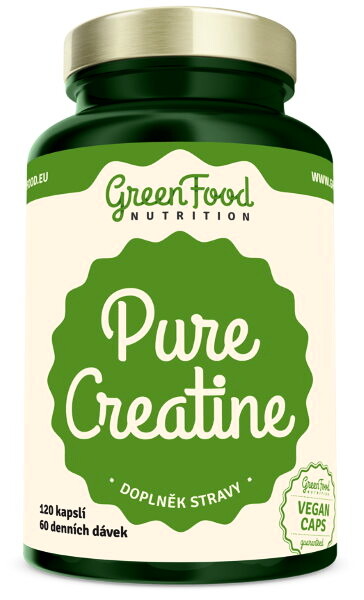 EXP GreenFood Pure Creatine 120 kapslí