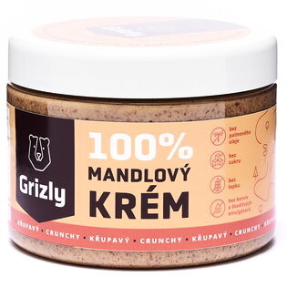 EXP Grizly Mandlový krém křupavý 100% 500 g