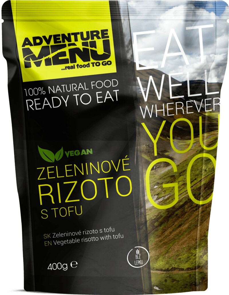 EXP Jídlo Adventure Menu Zeleninové rizoto s tofu