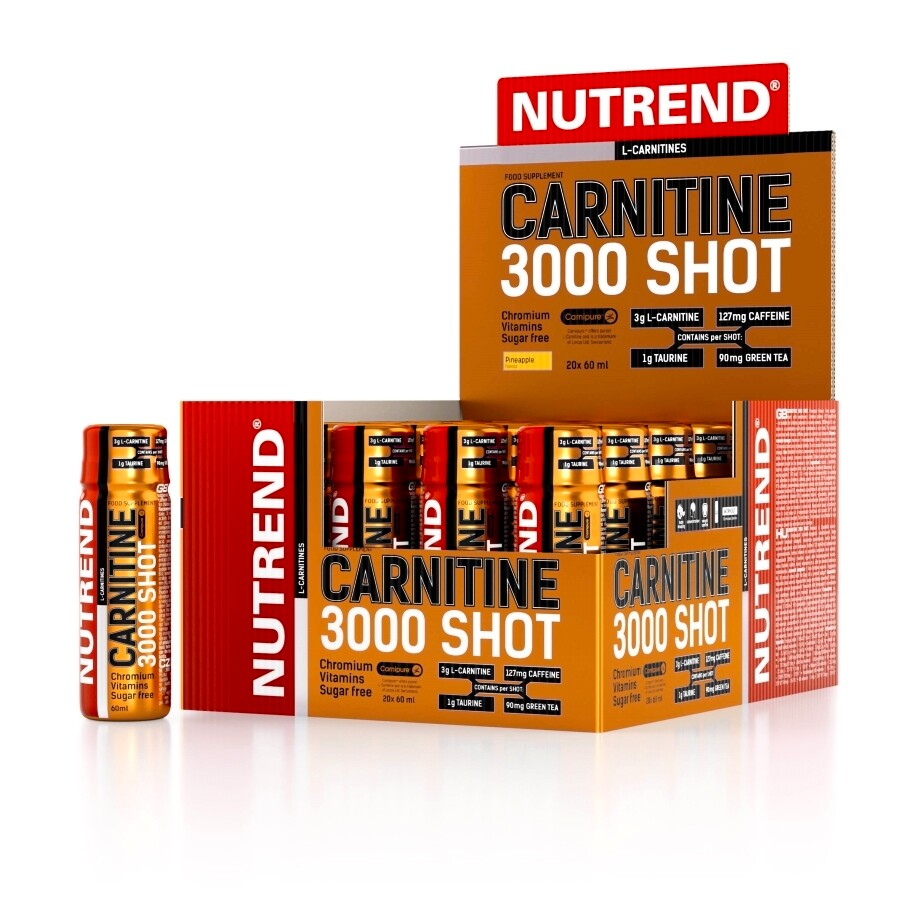 EXP Karnitin Nutrend  Carnitine 3000 Shot 20x 60 ml