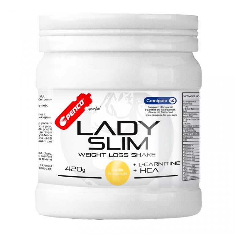 EXP Koktejl na hubnutí Penco Lady Slim 420 g, vanilka