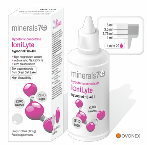 EXP Minerals70 IoniLyte hypotonický iontový nápoj 100 ml