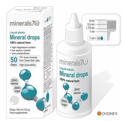 EXP Minerals70 Mineral Drops 100% 100 ml
