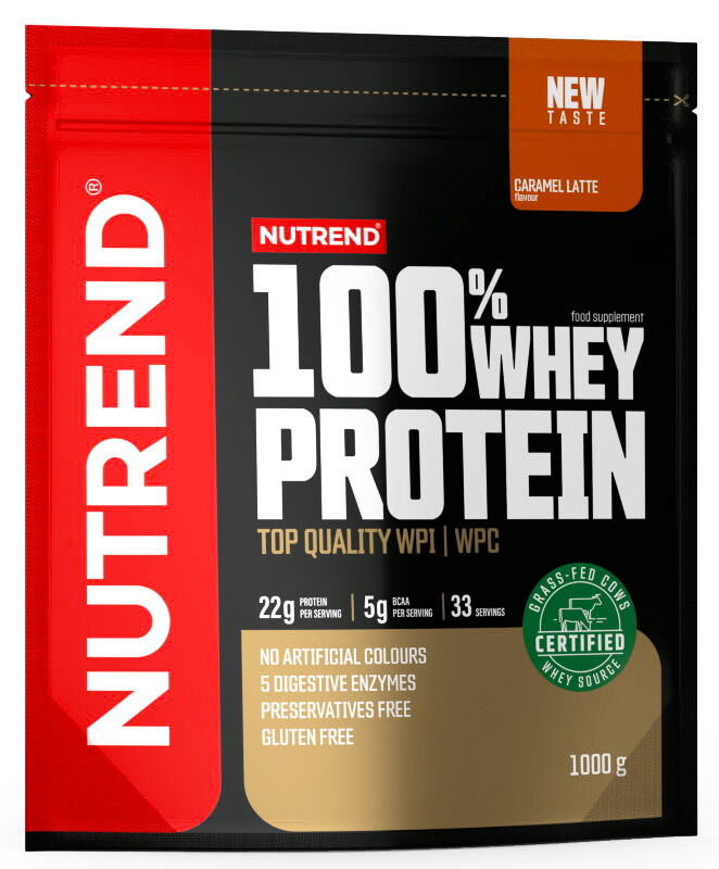 EXP Nutrend 100% Whey Protein 1000 g jahoda - banán