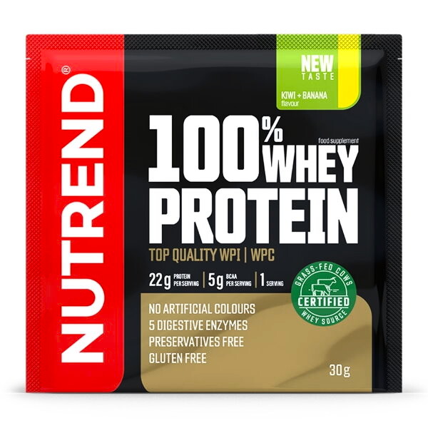 EXP Nutrend 100% Whey Protein 30 g jahoda - banán