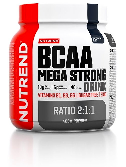 EXP Nutrend BCAA Mega Strong Drink (2:1:1) 400 g mango