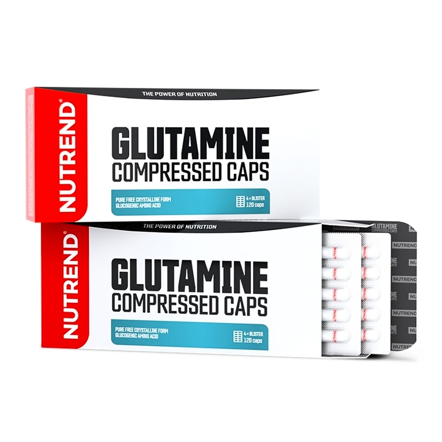 EXP Nutrend Glutamine Compressed Caps 120 kapslí