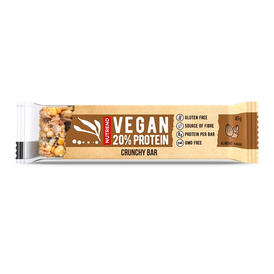 EXP Nutrend Vegan Protein Crunchy Bar 40 g  mandle