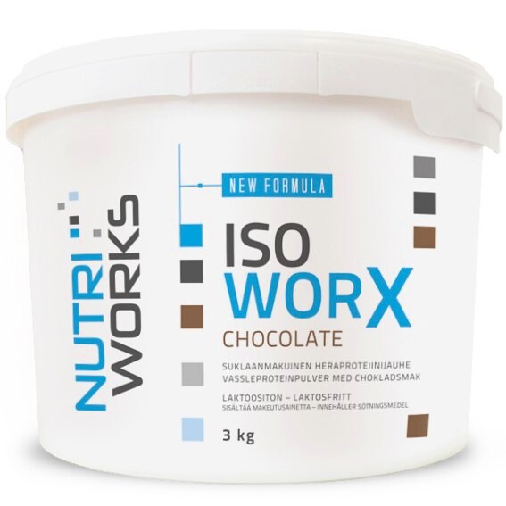 EXP NutriWorks Iso Worx 3000 g vanilka - borůvka
