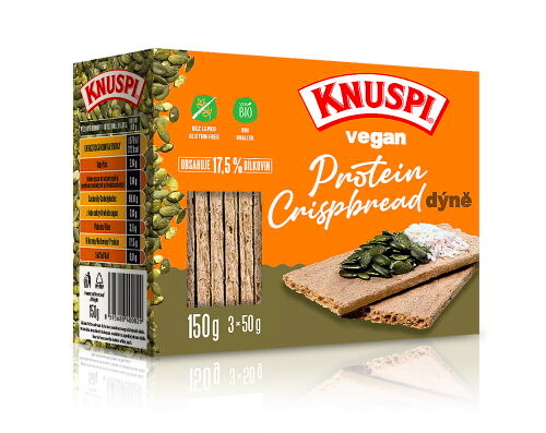 EXP Prom-IN Knuspi Vegan Protein Crispbread 150 g dýně