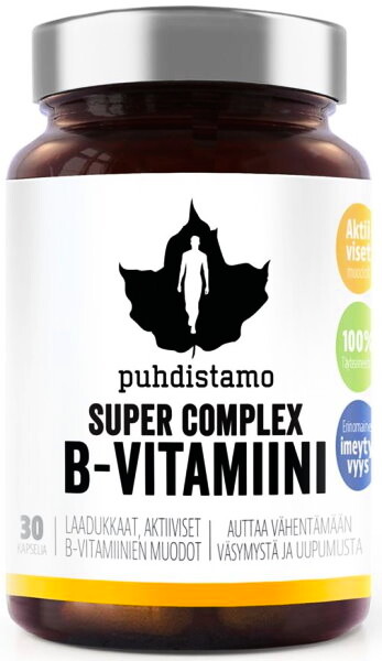 EXP Puhdistamo Super Vitamin B Complex 30 kapslí