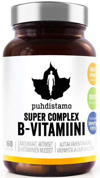 EXP Puhdistamo Super Vitamin B Complex 60 kapslí
