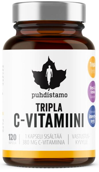 EXP Puhdistamo Triple Vitamin C 120 kapslí